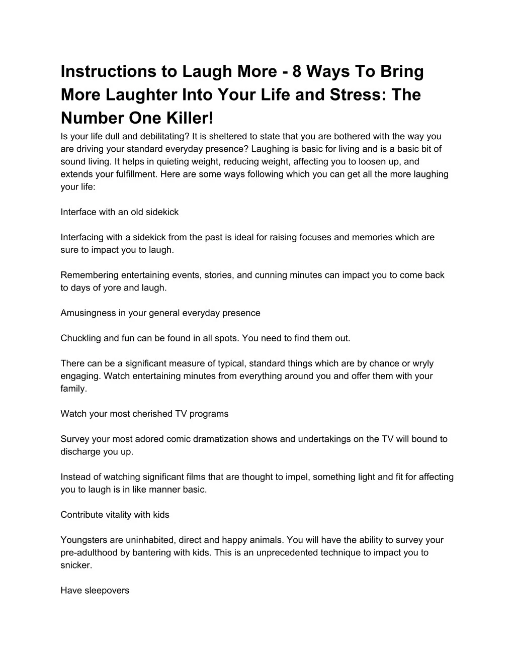 instructions to laugh more 8 ways to bring more