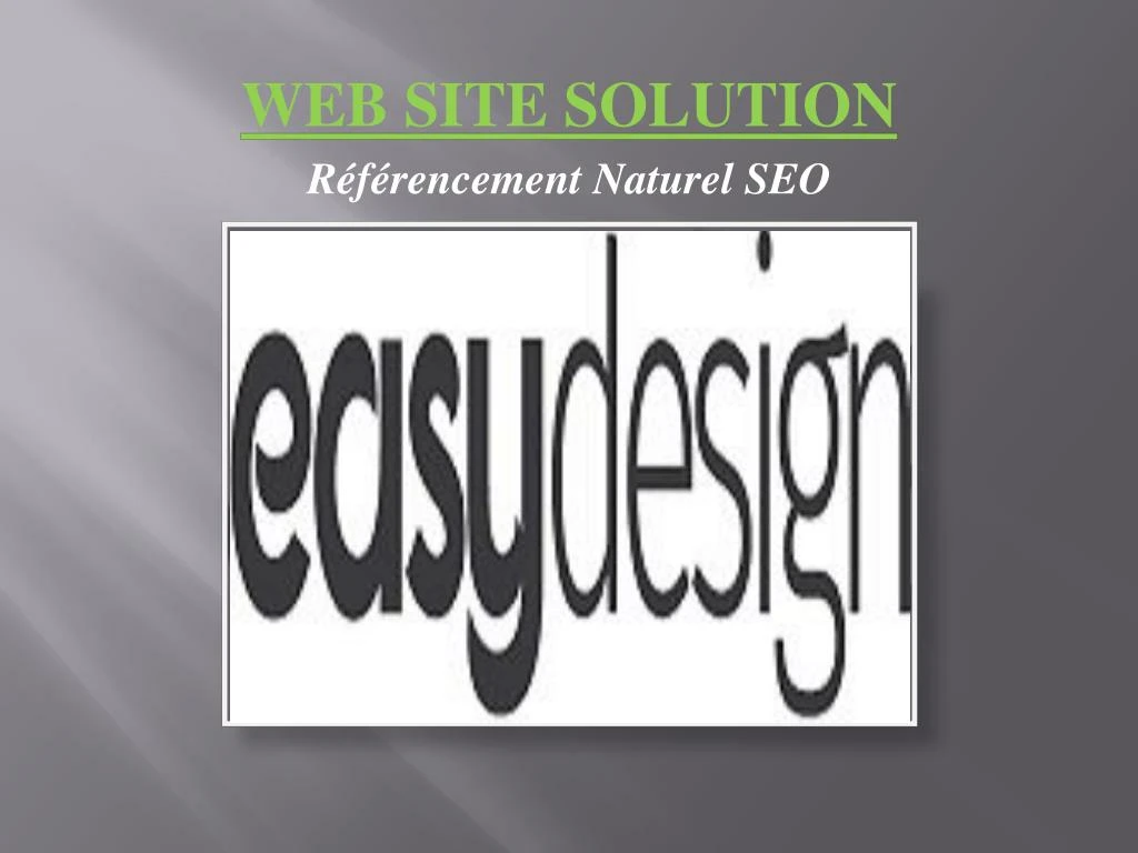 web site solution