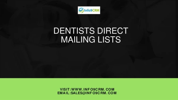 Dentists Direct Mailing List