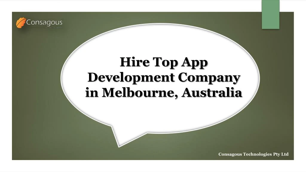 hire top app development company in melbourne