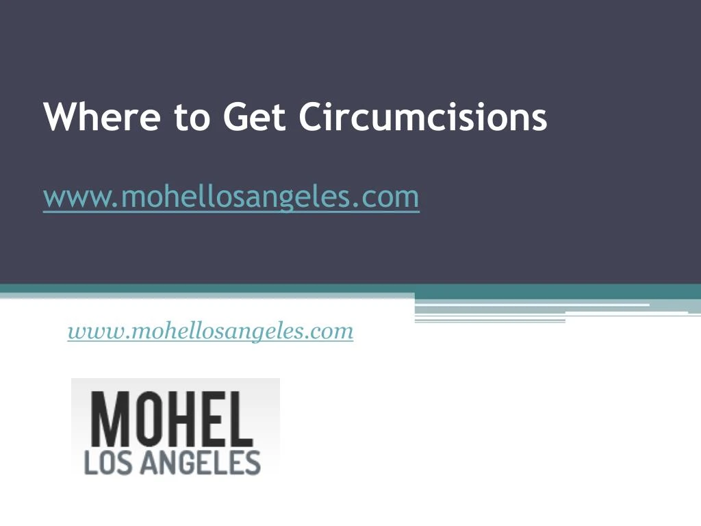 where to get circumcisions www mohellosangeles com