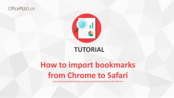 How to import bookmarks from Chrome to Safari