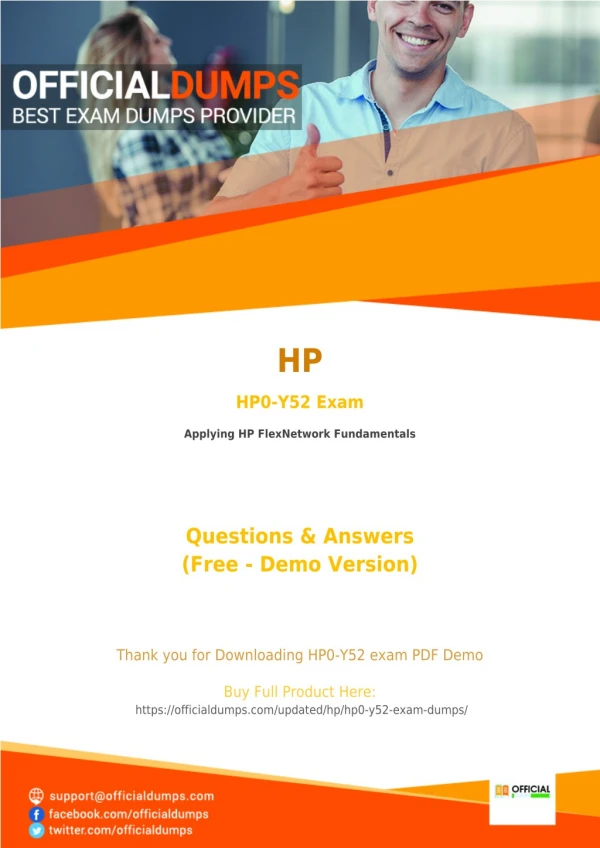 HP0-Y52 Exam Questions - Are you Ready to Take Actual HP HP0-Y52 Exam?