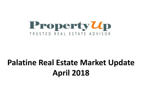 Palatine Real Estate Market Update April 2018