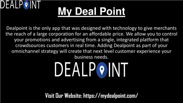 Deal Point Find Promotions Deals easily