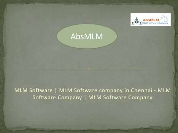 MLM Software | MLM Software company in Chennai - MLM Software Company