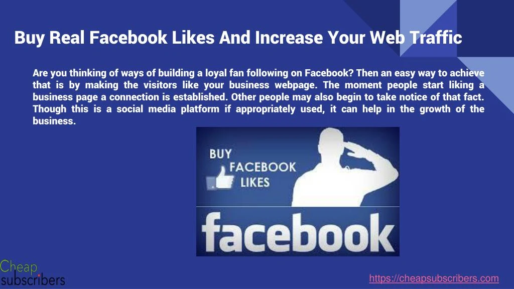 buy real facebook likes and increase your web traffic