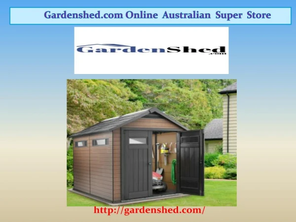 Shed & Garden Sheds, Absco Sheds Online | Gardenshed.com