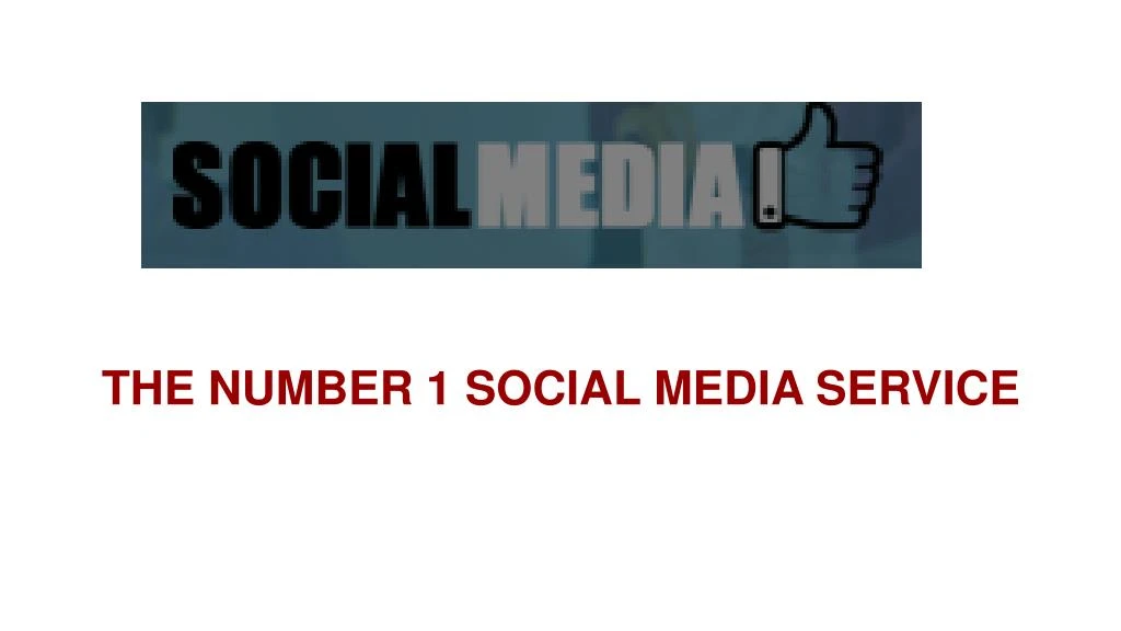 the number 1 social media service