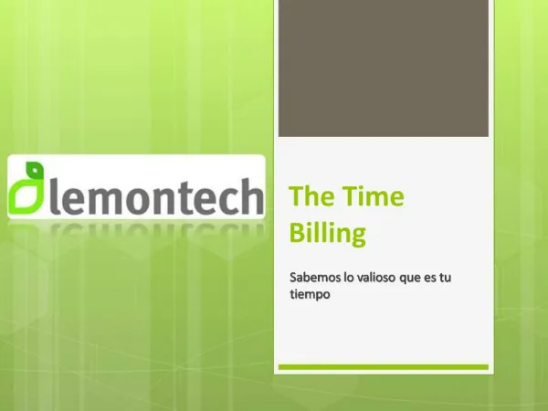 The Time Billing