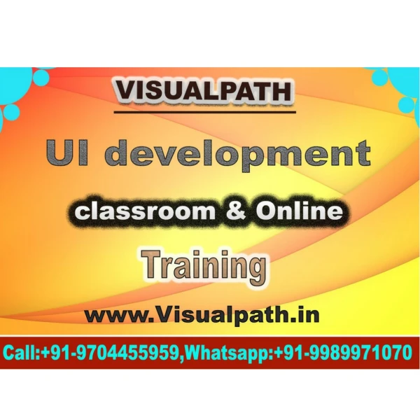Best Ui developemnt training institute | Online UI Developemnt training