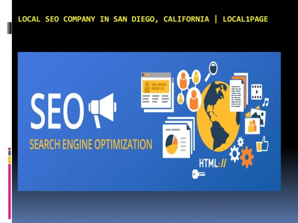 Local SEO Company in San Diego, California | Local1page