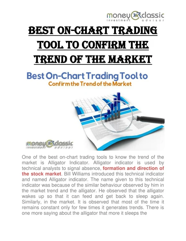 Best On-Chart Trading Tool to Confirm the Trend of the Market