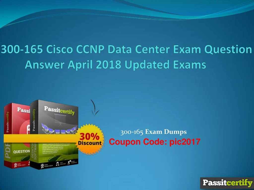 300 165 exam dumps coupon code pic2017
