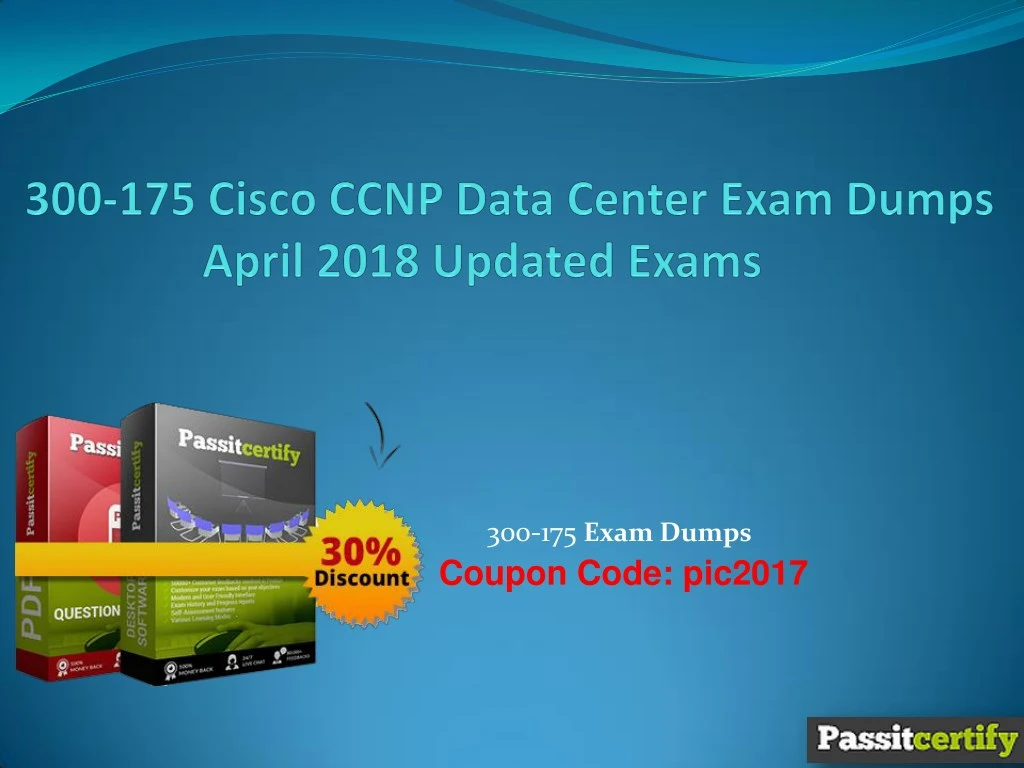 300 175 exam dumps coupon code pic2017
