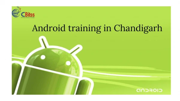 Android training in Chandigarh