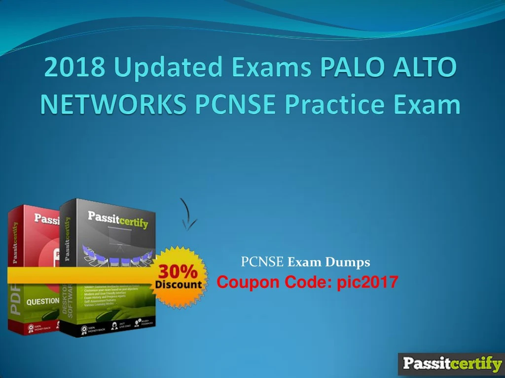 pcnse exam dumps coupon code pic2017