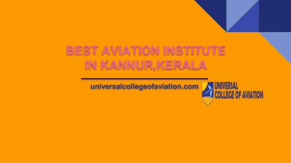 Best Aviation Institute in Kannur,Kerala