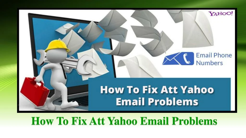 how to fix att yahoo email problems