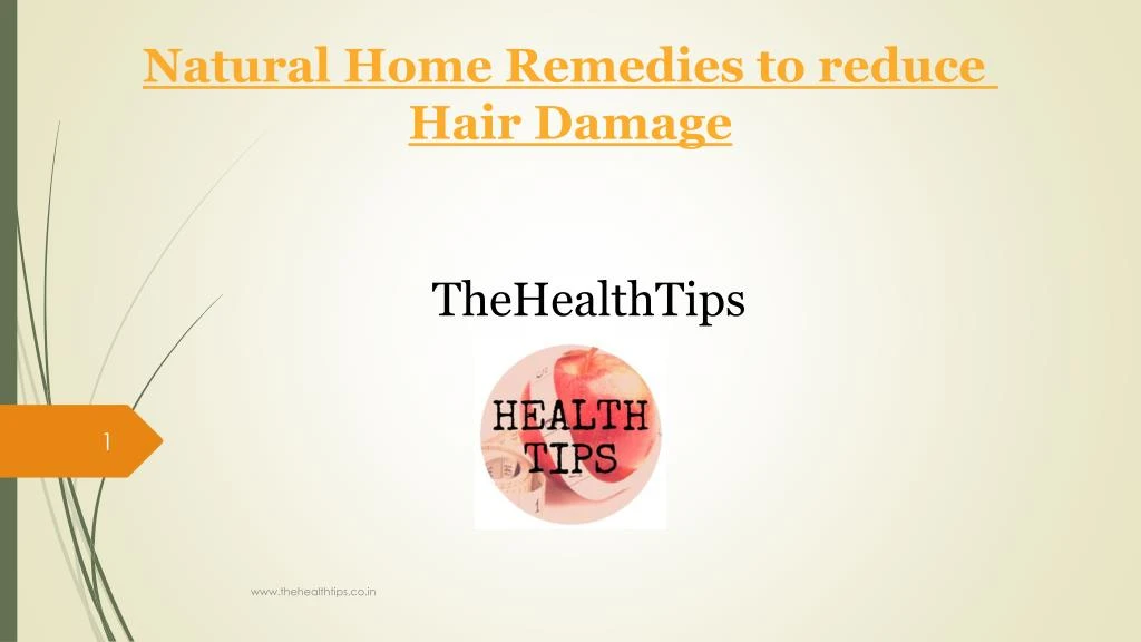 natural home remedies to reduce hair damage