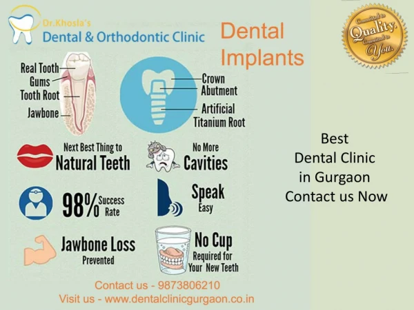 Best Dental Clinic in Gurgaon – Contact us at 9873806210