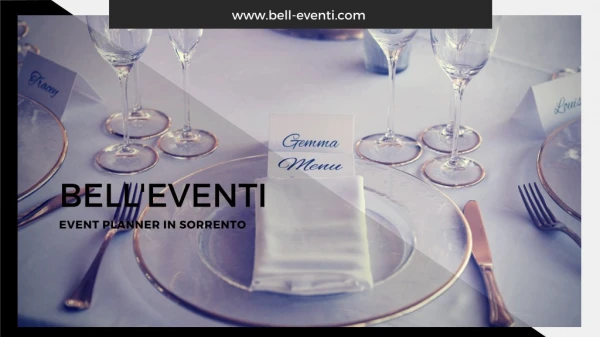 Bell'Eventi | Event planner in Sorrento
