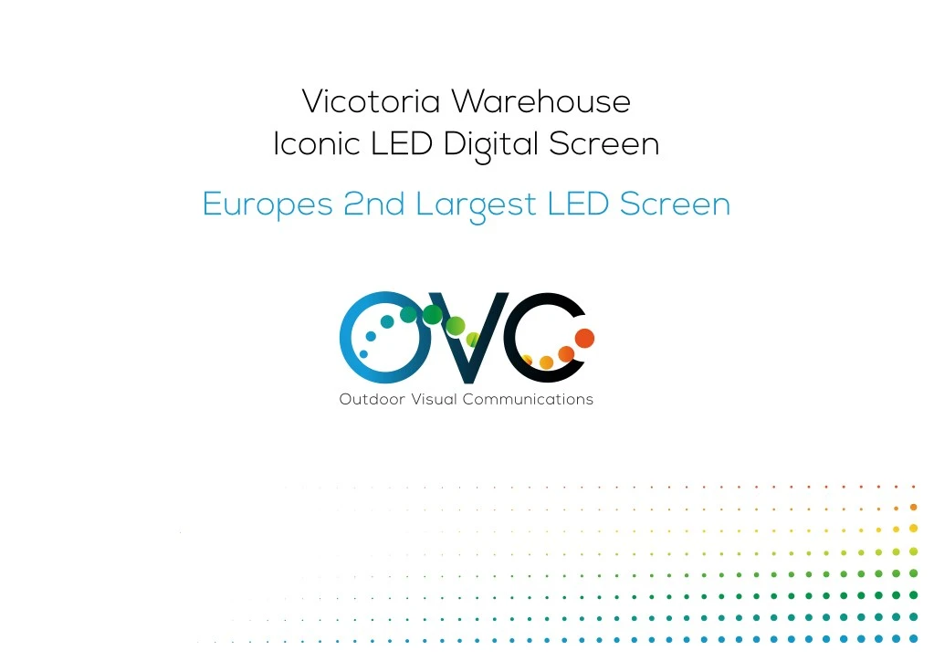 vicotoria warehouse iconic led digital screen