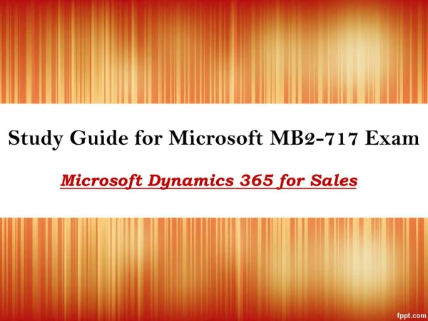 Updated Microsoft MB2-717 Exam Dumps PDF | 100% Passing Guarantee with New and Official MB2-717 Exam Questions