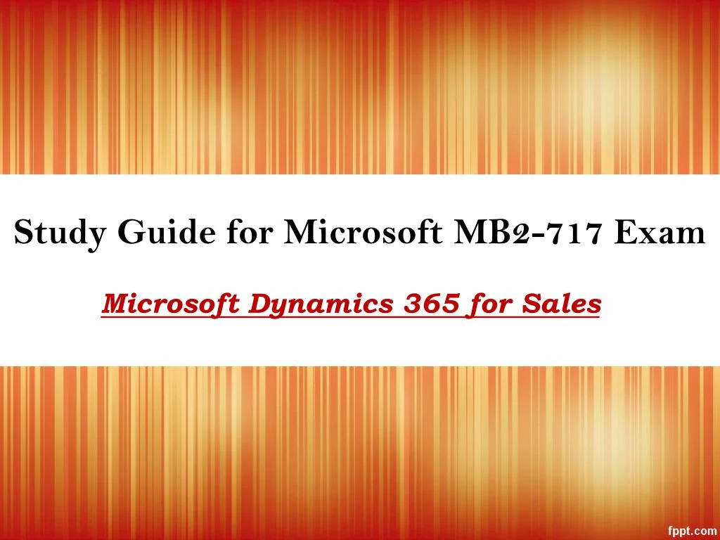 study guide for microsoft mb2 717 exam