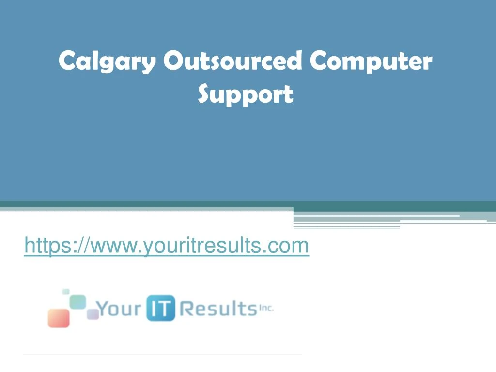calgary outsourced computer support