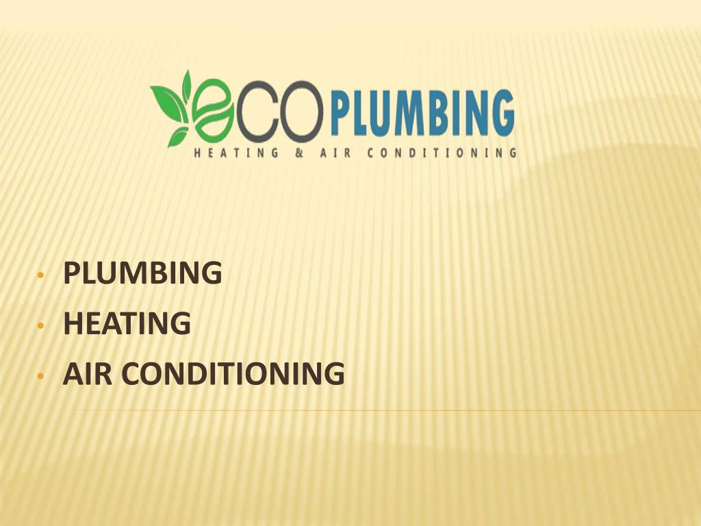 plumbing heating air conditioning