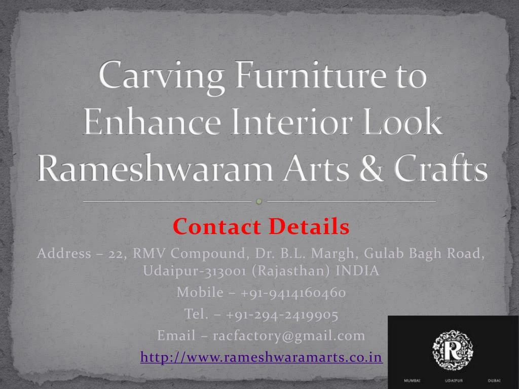 carving furniture to enhance interior look rameshwaram arts crafts