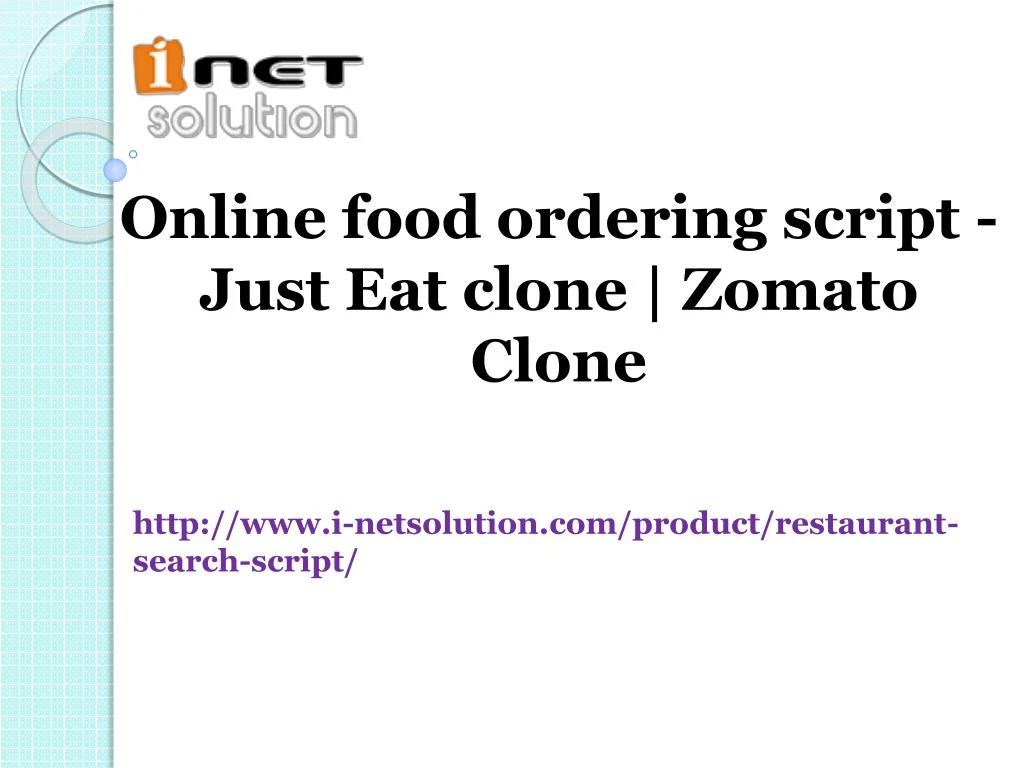 online food ordering script just eat clone zomato clone