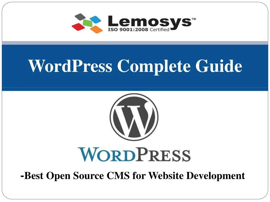 wordpress complete guide