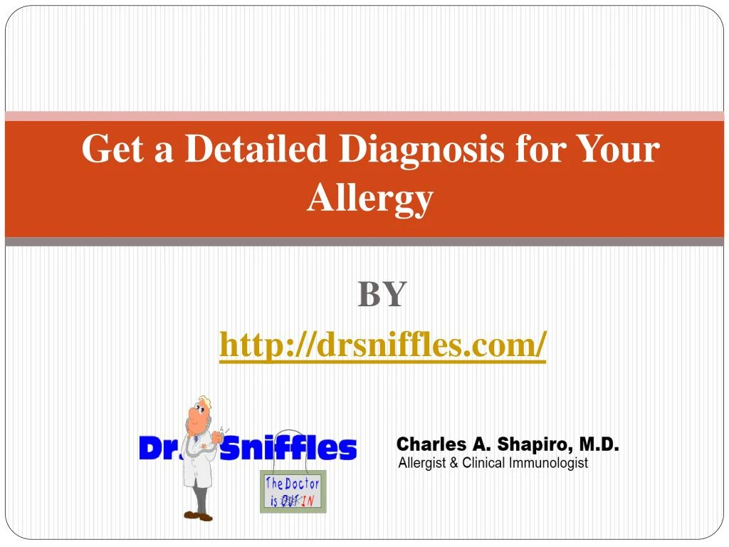 get a detailed diagnosis for your allergy