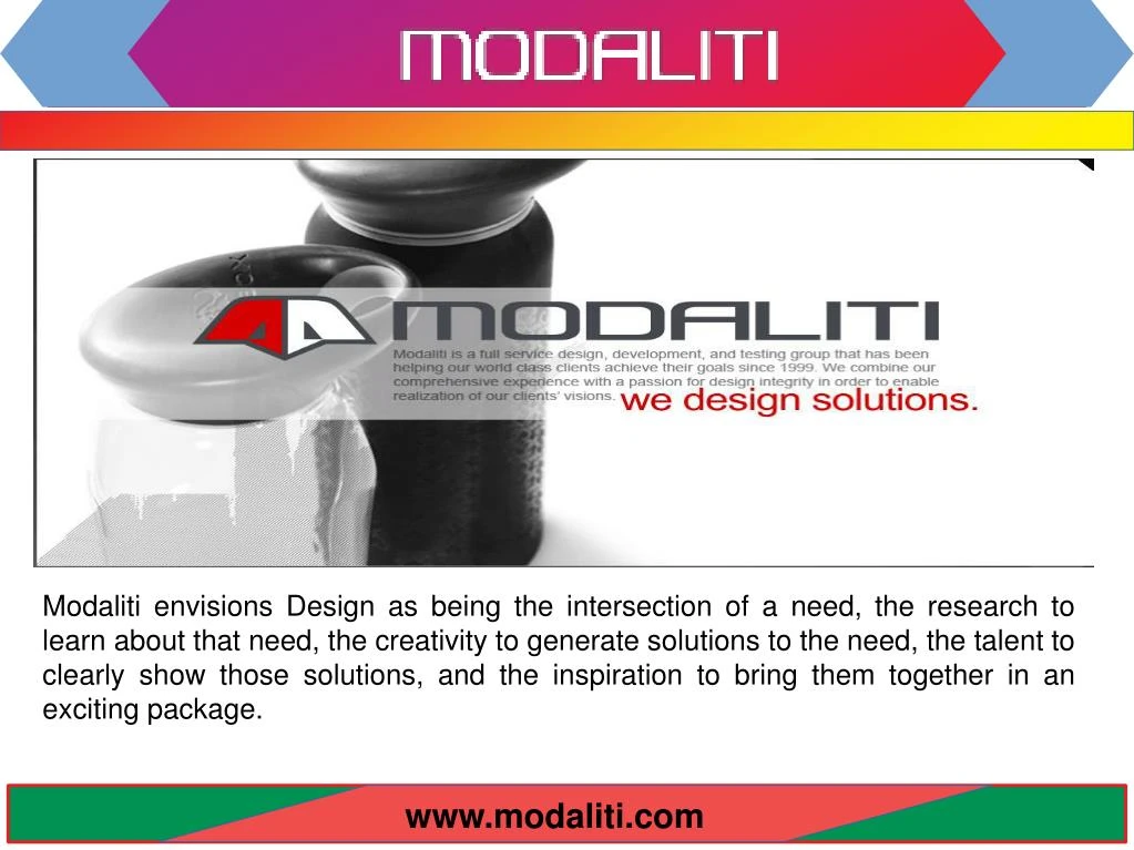 modaliti envisions design as being