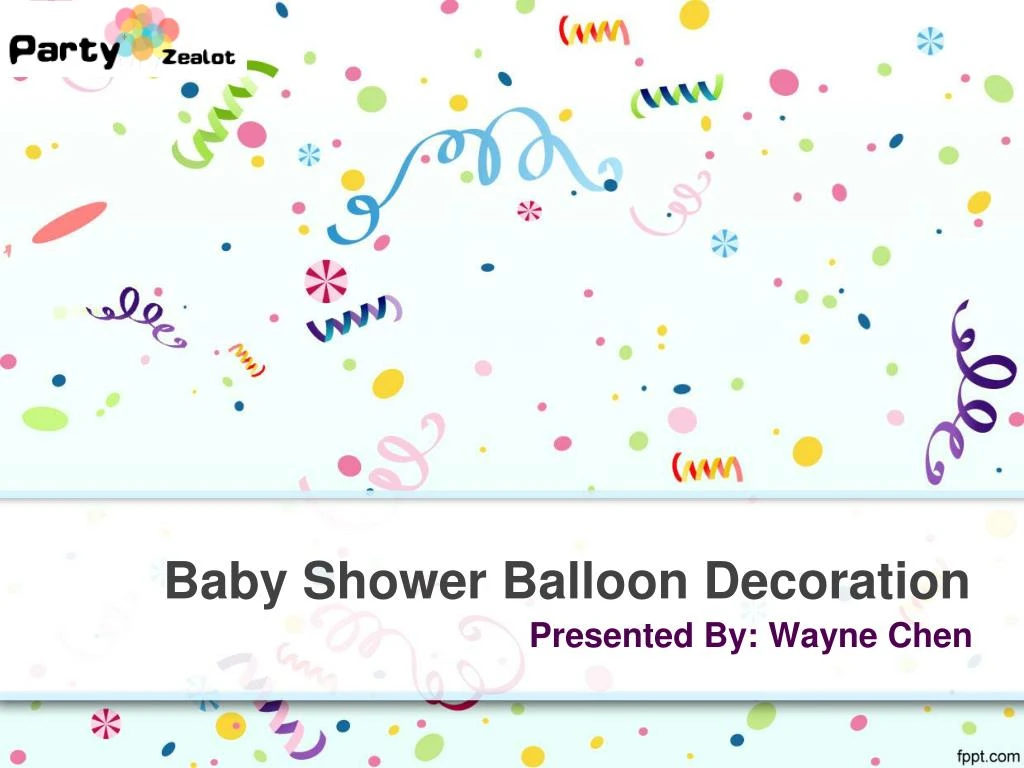 baby shower balloon decoration