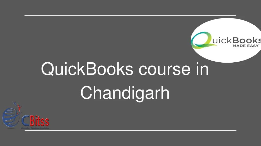 quickbooks course in chandigarh