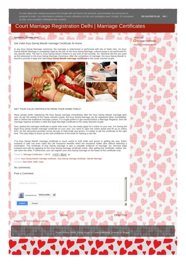 Get Valid Arya Samaj Mandir marriage Certificate At Home
