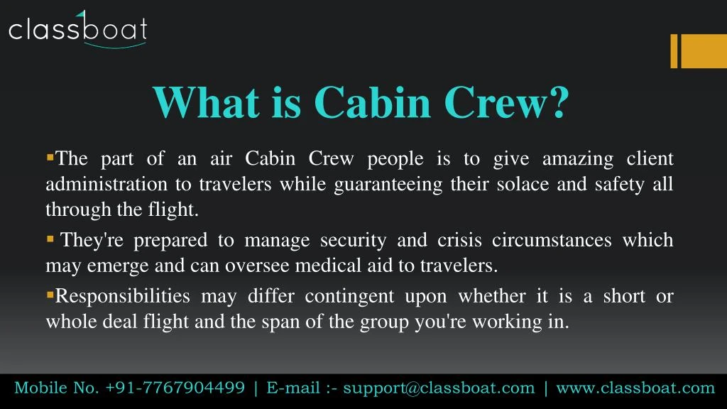 what is cabin crew