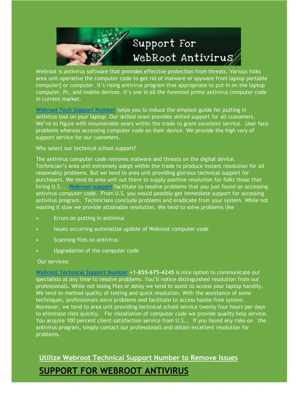 webroot is antivirus software that provides