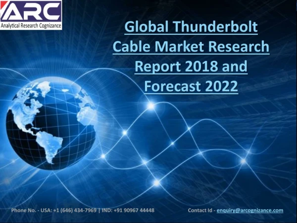 global thunderbolt cable market research report