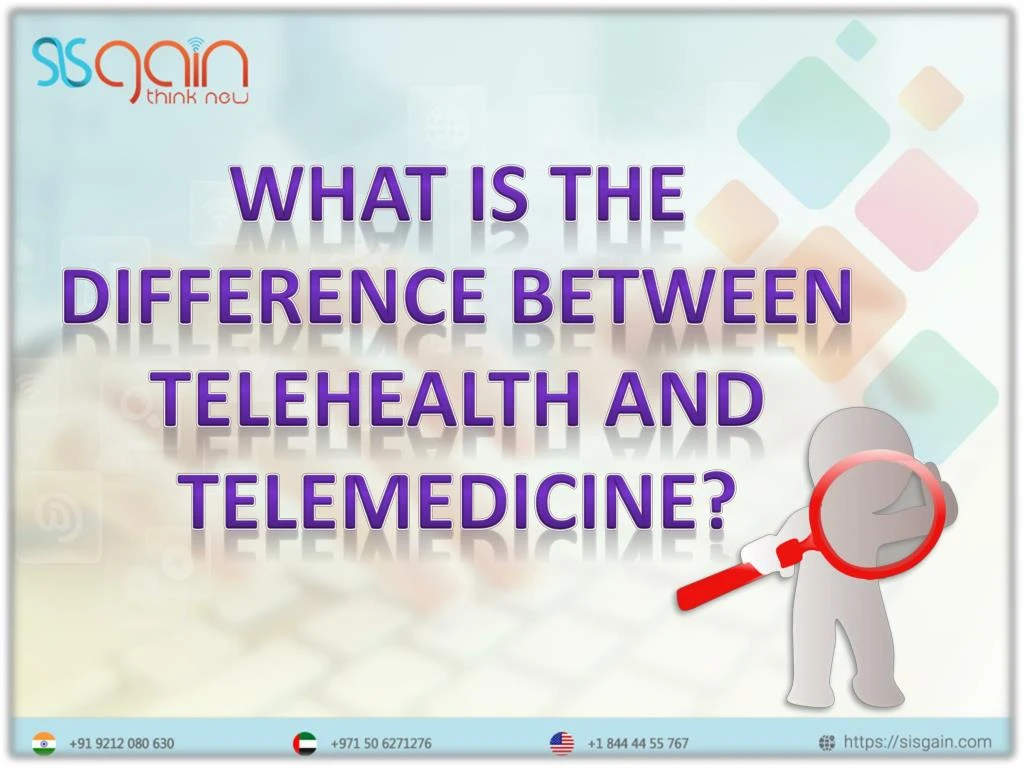 what is the difference between telehealth