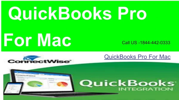 Contact QuickBooks Pro For Mac Support
