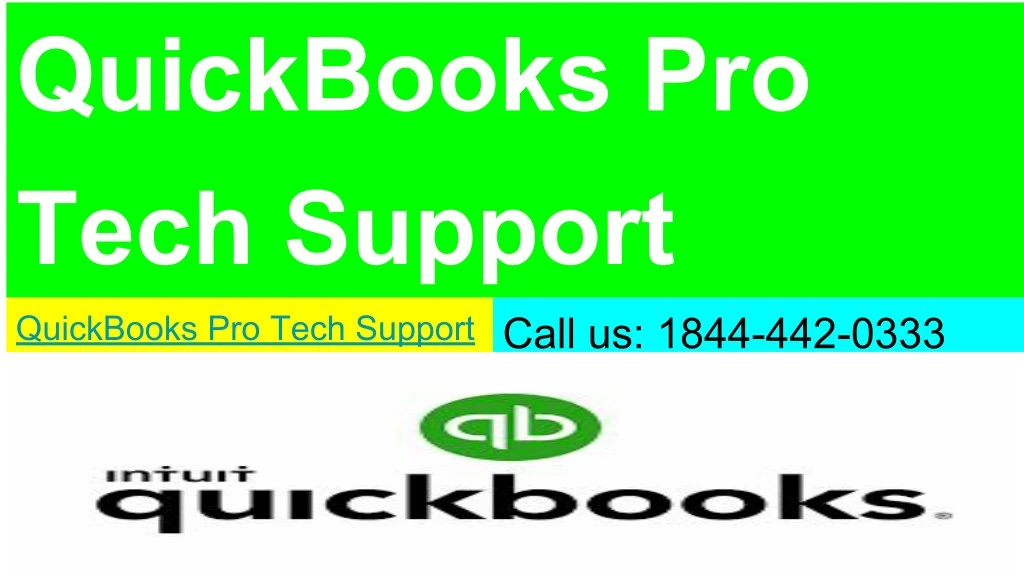 quickbooks pro tech support