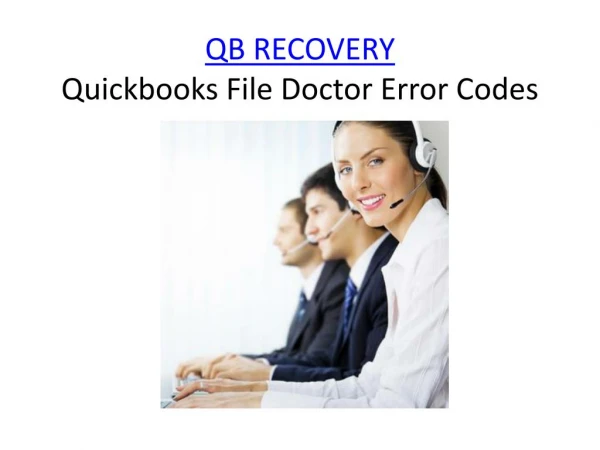 QB Recovery - Quickbooks Data Conversions