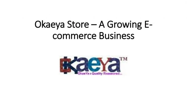 Okaeya Store â€“ A Growing E-commerce Business