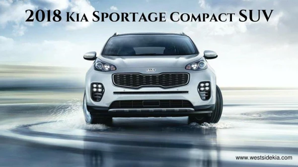 World Class 2018 Kia Sportage Compact SUV with ultimate comfort for city or adventures