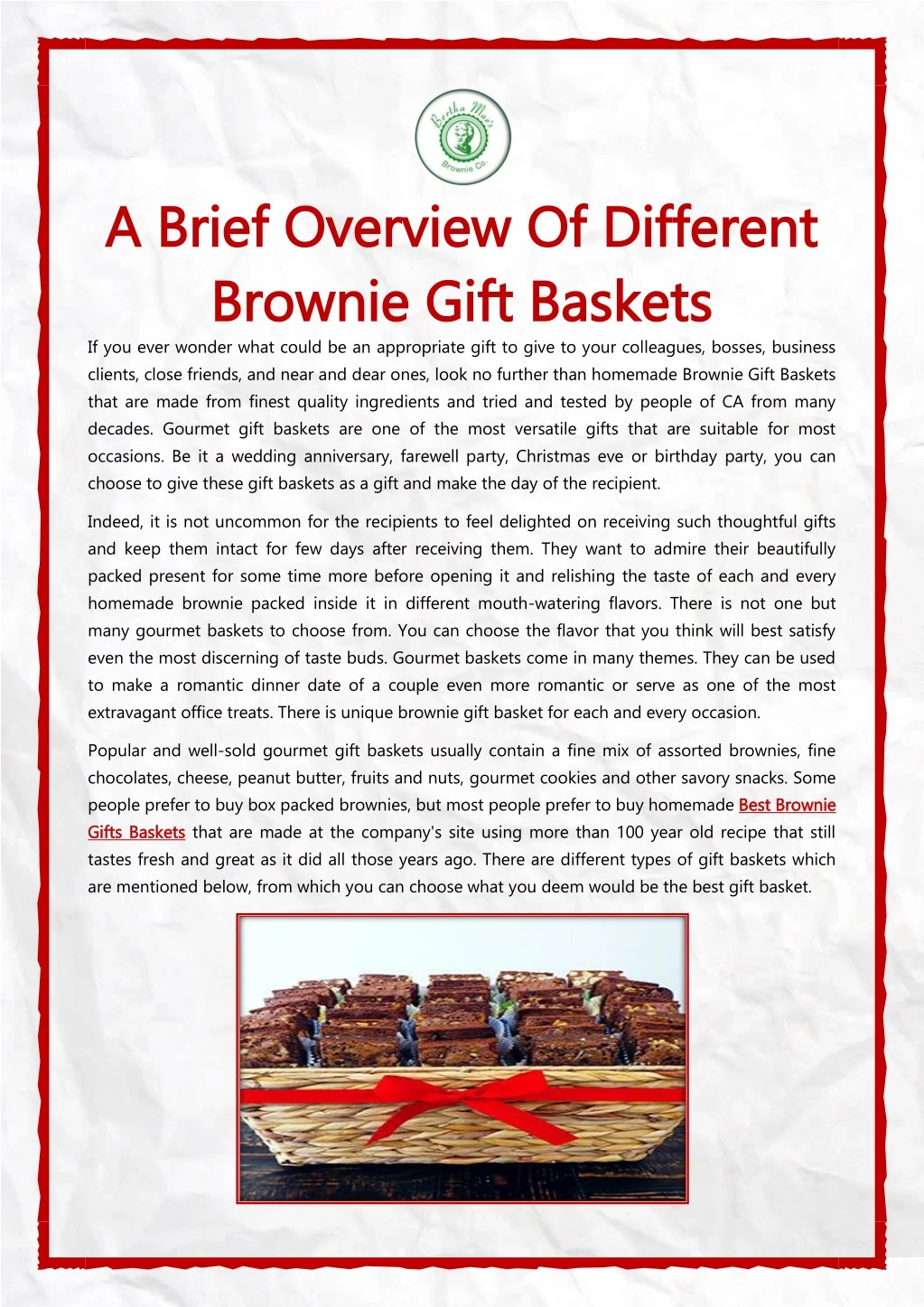 a a brief overview of brief overview of different