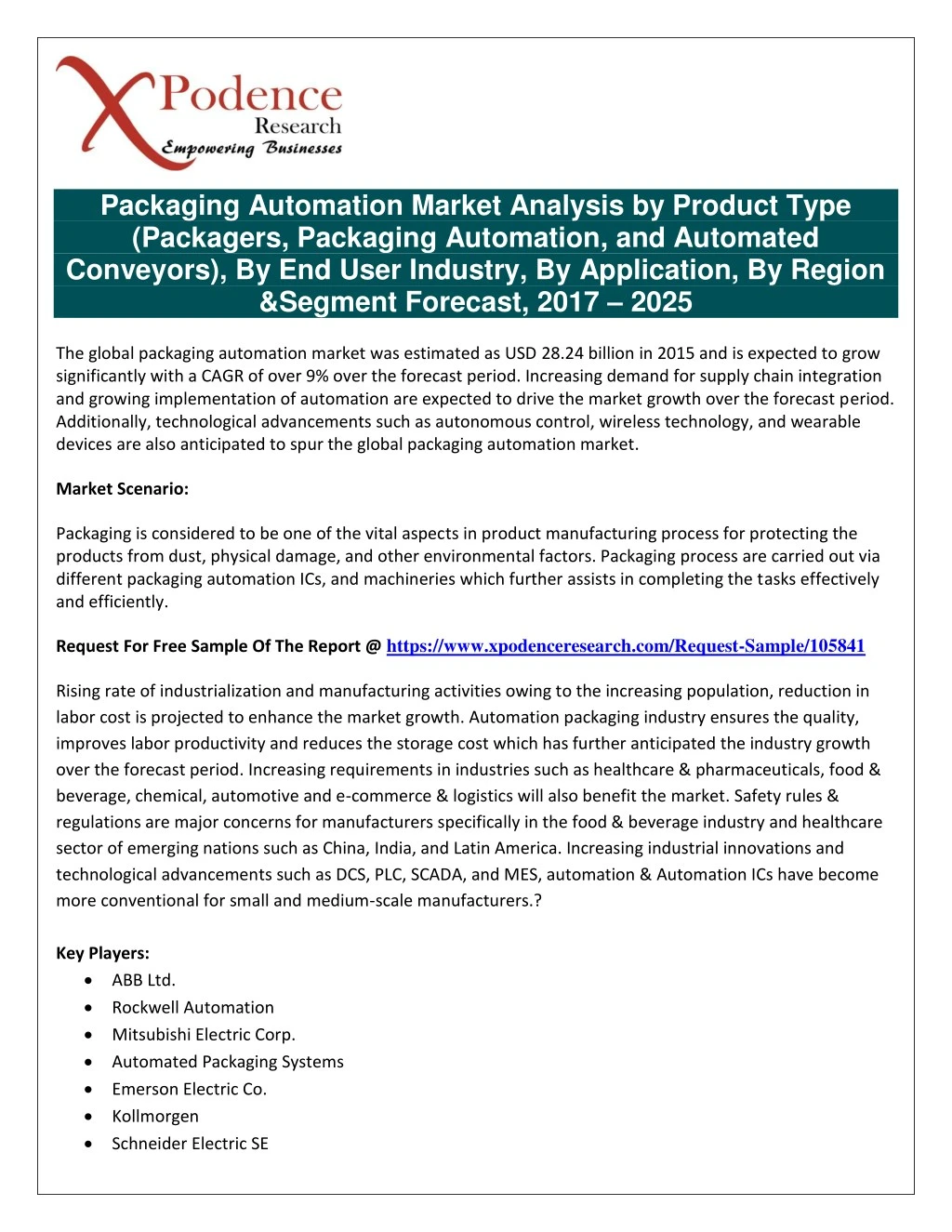 packaging automation market analysis by product